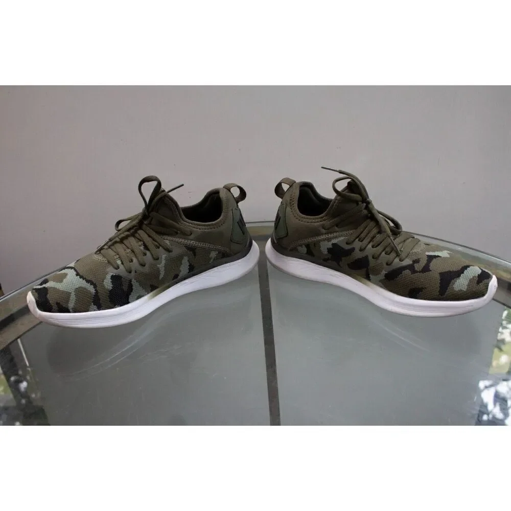 Men's PUMA IGNITE Flash Camo 191484 01 Forest/Green/Black Size 7‎